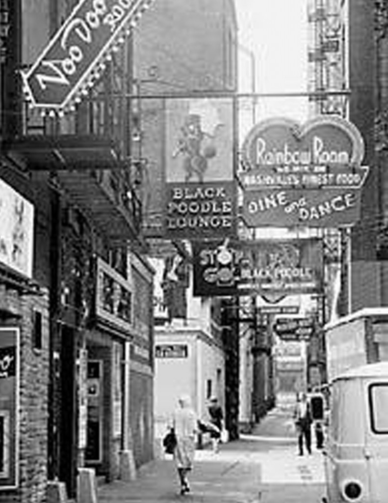 Printer's Alley, 1960s (Courtesy of Skull's)