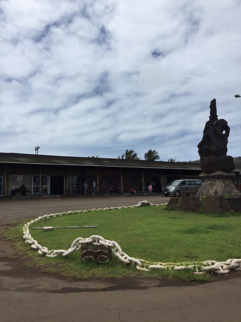 Easter Island airport, Thanksgiving Day, 2015