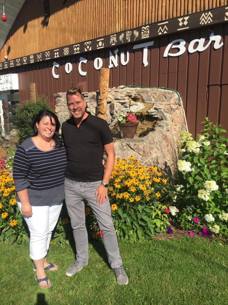 Owner Valerie Boisvert and hotel-motel manager David Duhaine.