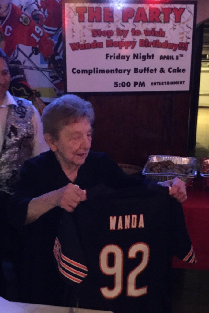 Wanda's 92nd birthday party (Steve Mendel photo.)