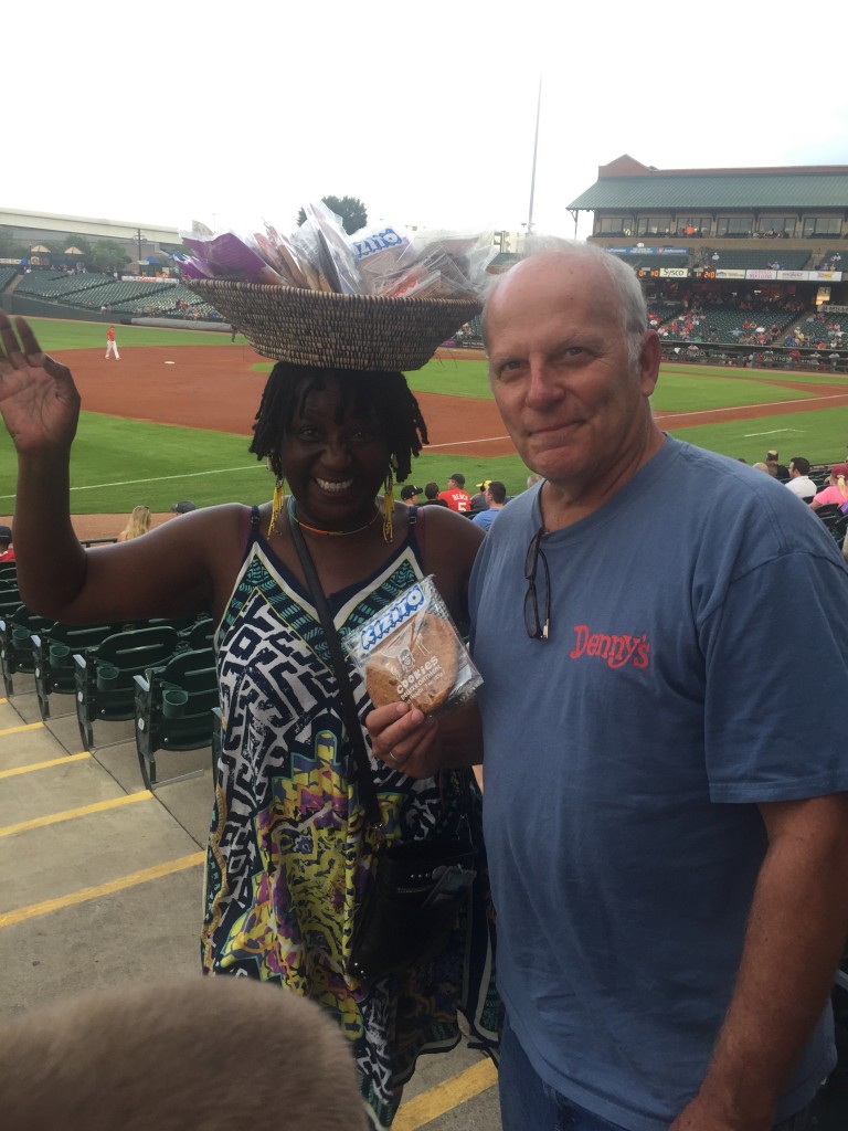 The day I met The Cookie Lady (Photo by a random fan.)